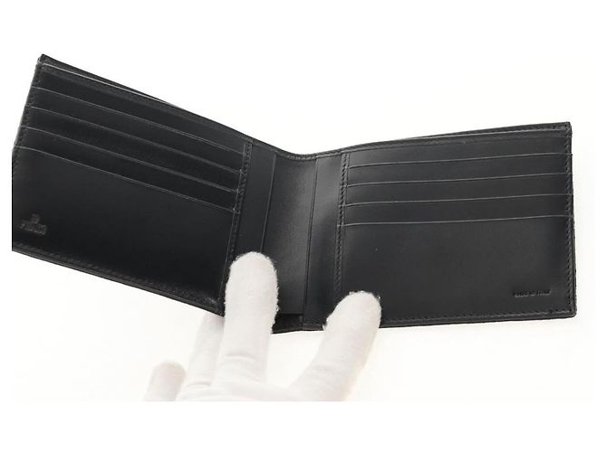 FENDI Zucchino Canvas Kompaktgeldbörse Schwarz Auth am9790V - Ansicht 8