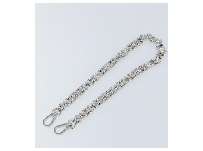 LOUIS VUITTON Per Cintura da Spalla Dauphine Acciaio Inossidabile Argento LV Auth 152703SAM - vista 2
