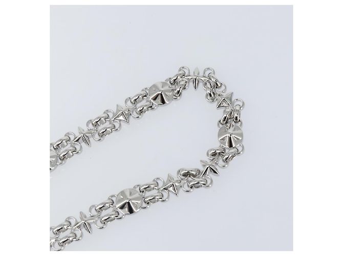 LOUIS VUITTON Per Cintura da Spalla Dauphine Acciaio Inossidabile Argento LV Auth 152703SAM - vista 5