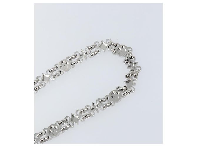 LOUIS VUITTON Per Cintura da Spalla Dauphine Acciaio Inossidabile Argento LV Auth 152701SAM - vista 10