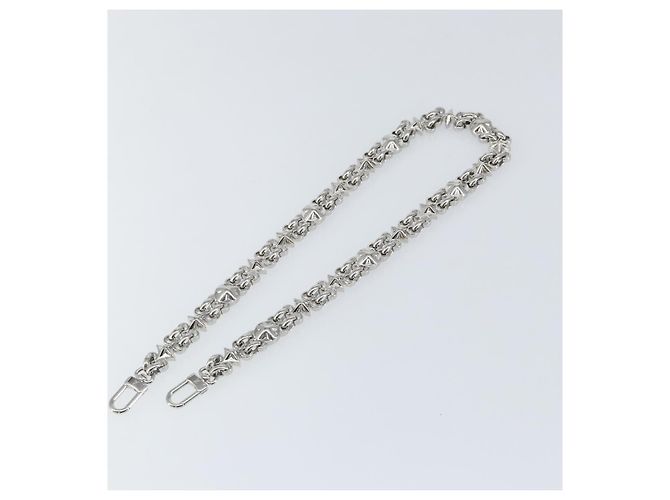 LOUIS VUITTON Per Cintura da Spalla Dauphine Acciaio Inossidabile Argento LV Auth 152701SAM - vista 2