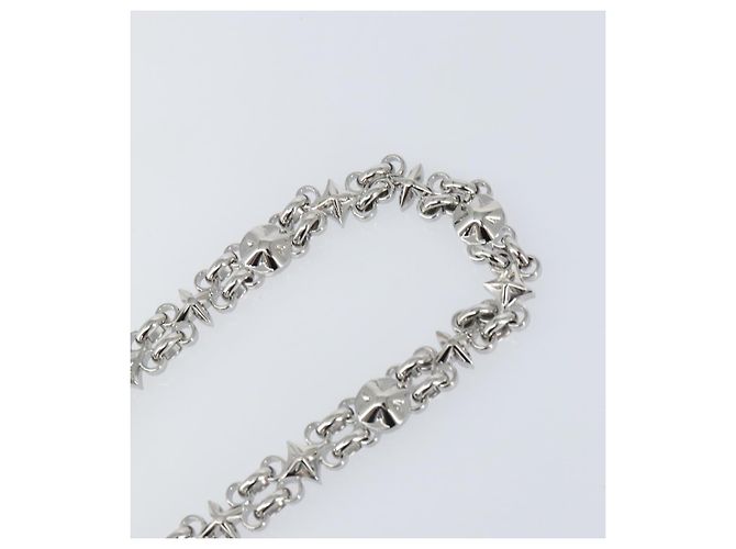 LOUIS VUITTON Per Cintura da Spalla Dauphine Acciaio Inossidabile Argento LV Auth 152701SAM - vista 6