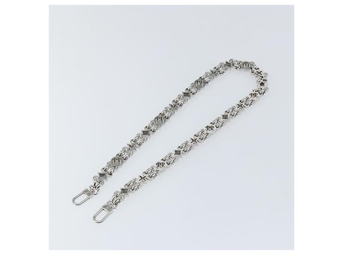 LOUIS VUITTON Per Cintura da Spalla Dauphine Acciaio Inossidabile Argento LV Auth 152701SAM - vista 7