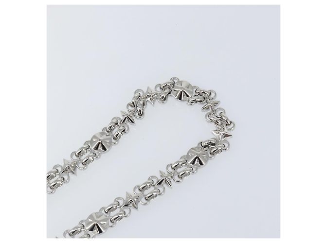 LOUIS VUITTON Per Cintura a Spalla Dauphine Acciaio Inossidabile Argento LV Auth 152700SAM - vista 5