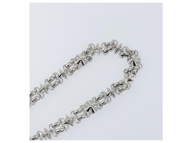 LOUIS VUITTON Per Cintura a Spalla Dauphine Acciaio Inossidabile Argento LV Auth 152702SAM - vista 5