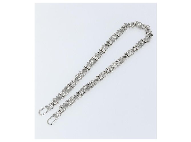 LOUIS VUITTON Per Cintura a Spalla Dauphine Acciaio Inossidabile Argento LV Auth 152702SAM - vista 6