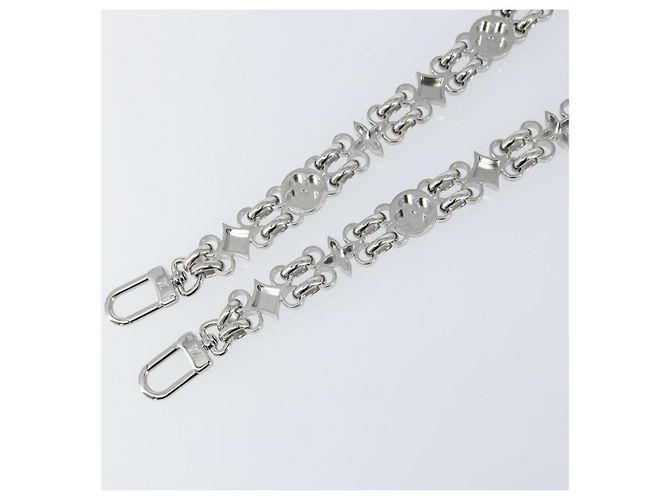 LOUIS VUITTON Per Cintura a Spalla Dauphine Acciaio Inossidabile Argento LV Auth 152702SAM - vista 7