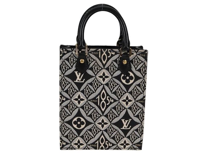 LOUIS VUITTON Usato DAL 1854 Petit Sac Plat 2way Nero M80484 Auth 132612SAM - vista 13
