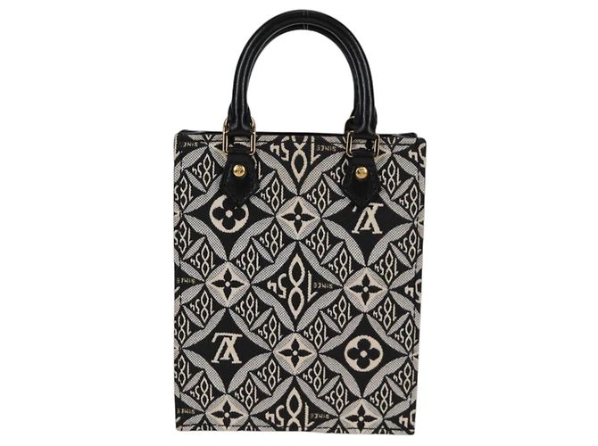 LOUIS VUITTON Usato DAL 1854 Petit Sac Plat 2way Nero M80484 Auth 132612SAM - vista 2