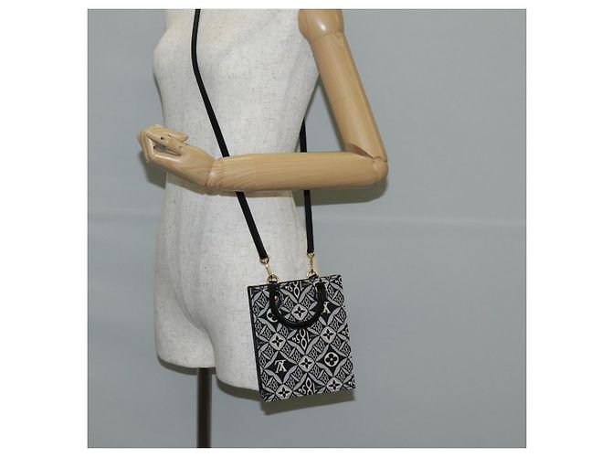 LOUIS VUITTON Usato DAL 1854 Petit Sac Plat 2way Nero M80484 Auth 132612SAM - vista 22