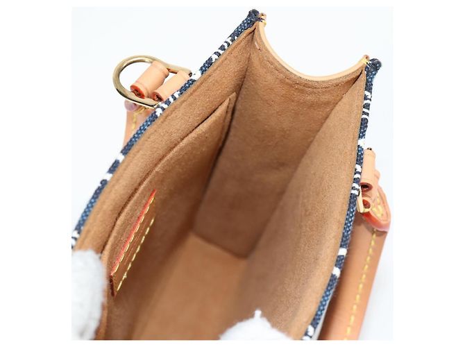 LOUIS VUITTON Usato DAL 1854 Petit Sac Plat 2way Blu Navy M80288 Auth 132611SAM - vista 18