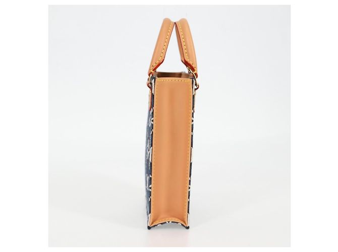 LOUIS VUITTON Usato DAL 1854 Petit Sac Plat 2way Blu Navy M80288 Auth 132611SAM - vista 3