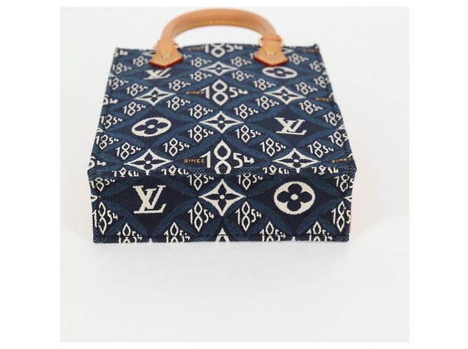 LOUIS VUITTON Usato DAL 1854 Petit Sac Plat 2way Blu Navy M80288 Auth 132611SAM - vista 5