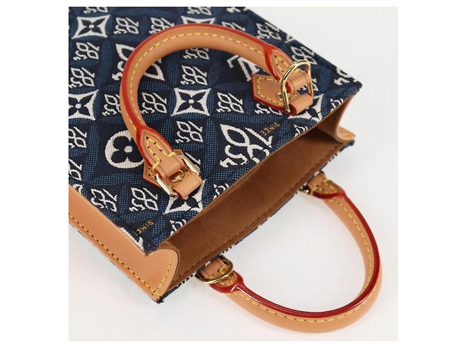 LOUIS VUITTON Usato DAL 1854 Petit Sac Plat 2way Blu Navy M80288 Auth 132611SAM - vista 6