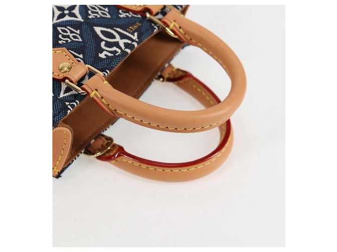 LOUIS VUITTON Usato DAL 1854 Petit Sac Plat 2way Blu Navy M80288 Auth 132611SAM - vista 7