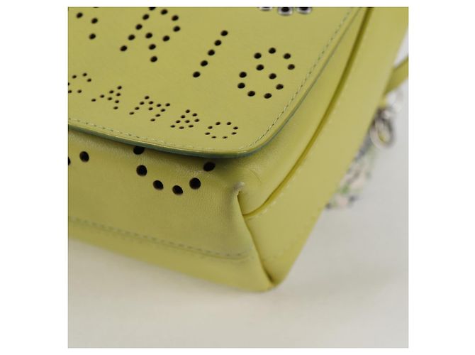 Borsa a Spalla a Catena CHANEL Pelle 2 in 1 Gialla CC Auth 130486SM Giallo - vista 15