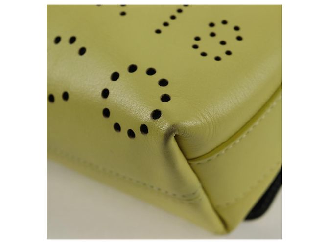 Borsa a Spalla a Catena CHANEL Pelle 2 in 1 Gialla CC Auth 130486SM Giallo - vista 17