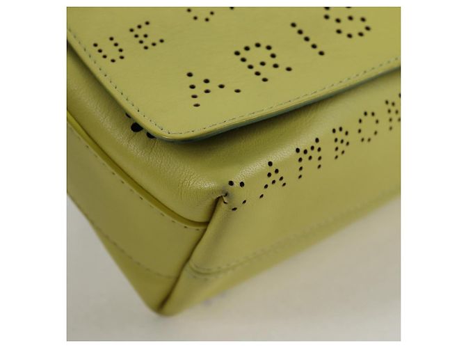 Borsa a Spalla a Catena CHANEL Pelle 2 in 1 Gialla CC Auth 130486SM Giallo - vista 8