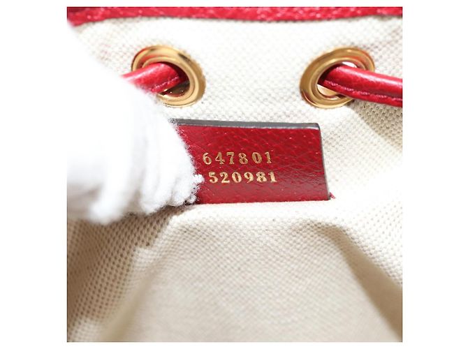 Borsa di collaborazione GUCCI Micro GG Supreme Doraemon in PVC beige 647801 Auth 131783SM - vista 11