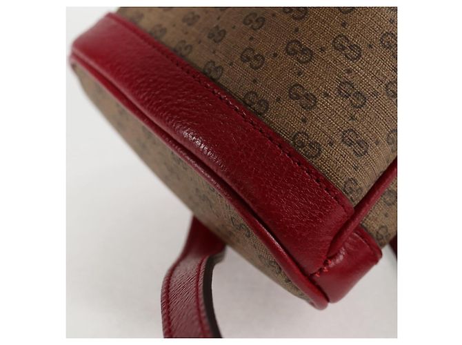 Borsa di collaborazione GUCCI Micro GG Supreme Doraemon in PVC beige 647801 Auth 131783SM - vista 18