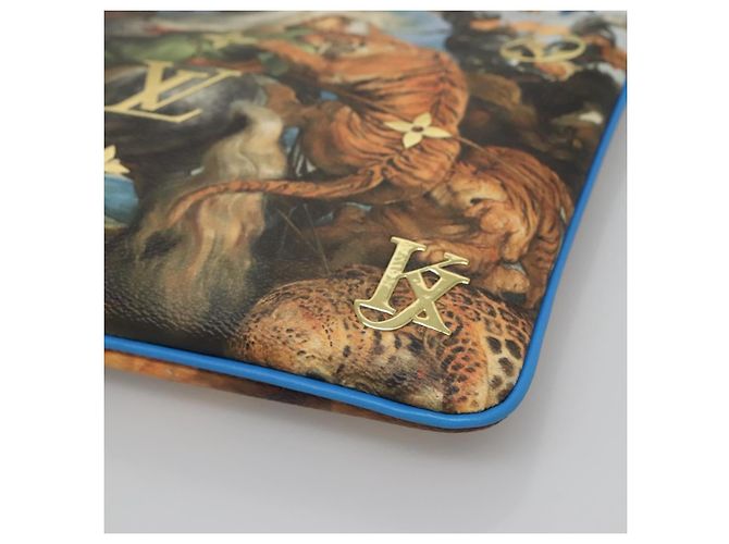 LOUIS VUITTON Pochette Plat Celty Koons Rubens M64617 LV Auth 132961SM Multicolor - vista 15