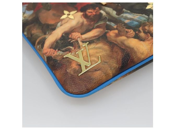 LOUIS VUITTON Pochette Plat Celty Koons Rubens M64617 LV Auth 132961SM Multicolor - vista 18
