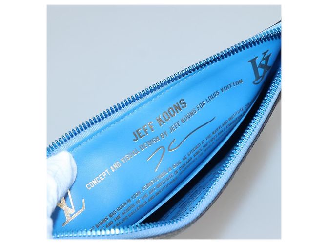 LOUIS VUITTON Pochette Plat Celty Koons Rubens M64617 LV Auth 132961SM Multicolor - vista 21