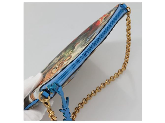 LOUIS VUITTON Pochette Plat Celty Koons Rubens M64617 LV Auth 132961SM Multicolor - vista 6