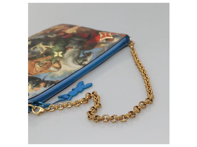 LOUIS VUITTON Pochette Plat Celty Koons Rubens M64617 LV Auth 132961SM Multicolor - vista 7