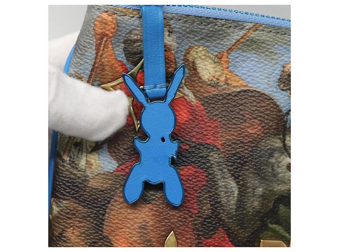 LOUIS VUITTON Pochette Plat Celty Koons Rubens M64617 LV Auth 132961SM Multicolor - vista 8