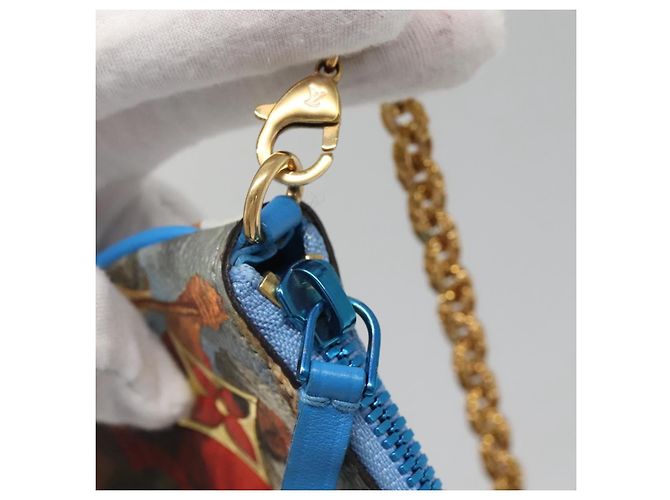 LOUIS VUITTON Pochette Plat Celty Koons Rubens M64617 LV Auth 132961SM Multicolor - vista 9