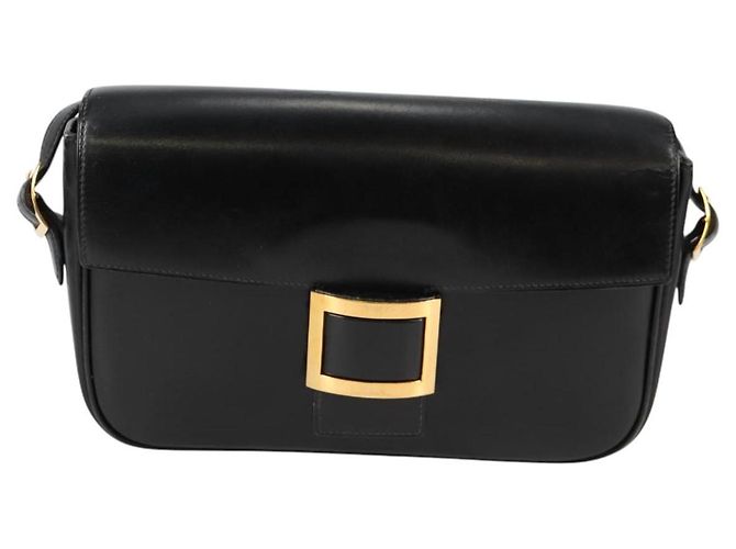 Hermès HERMES Borsa a Spalla Martine Vert Pelle Nera Oro Auth 135513SAM Nero D'oro - vista 13
