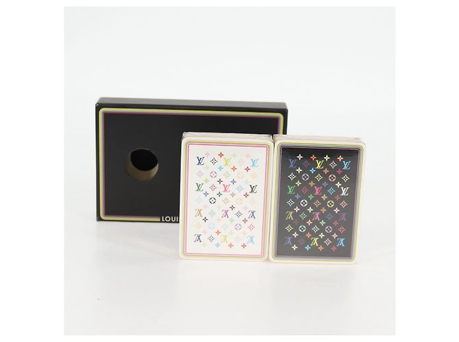 LOUIS VUITTON Monogram Multicolor Playing Cards Black White LV Auth 133669SAM - view 10