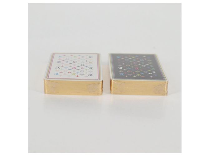 LOUIS VUITTON Monogram Multicolor Playing Cards Black White LV Auth 133669SAM - view 6