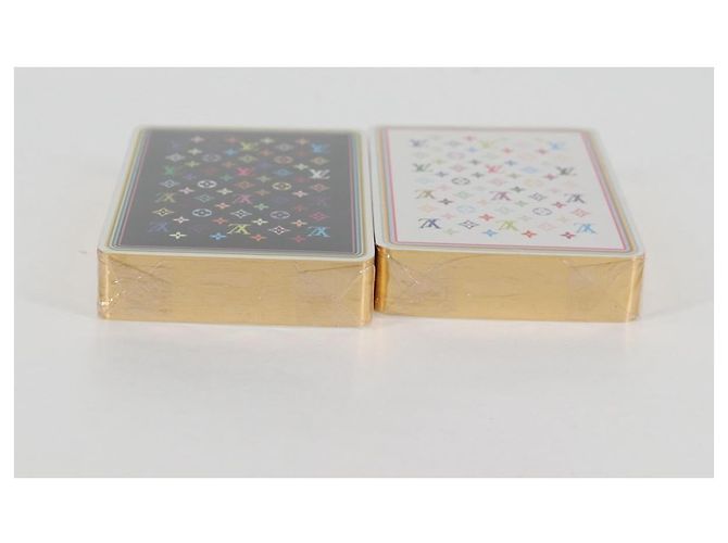 LOUIS VUITTON Monogram Multicolor Playing Cards Black White LV Auth 133669SAM - view 7