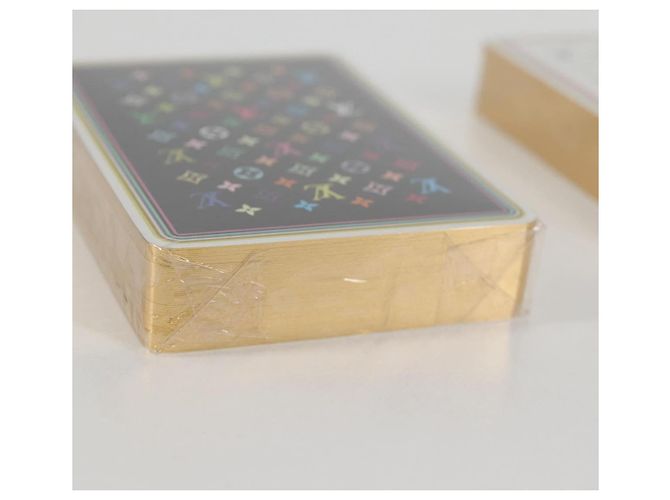 LOUIS VUITTON Monogram Multicolor Playing Cards Black White LV Auth 133669SAM - view 9