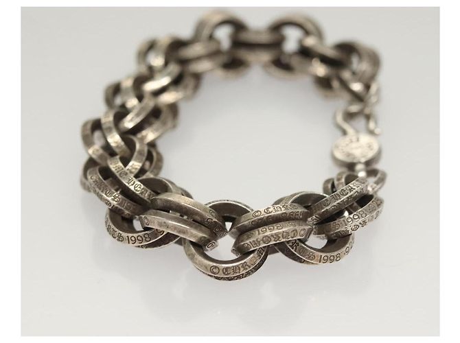 Bracciale Double B in Argento Ag925 Chrome Hearts Auth 132979SAM - vista 4