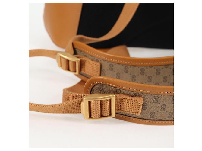 Mochila Gucci Micro GG Supreme Colaboración Disney PVC 552884 Auth 134962SM Beige Dorado - vista 8