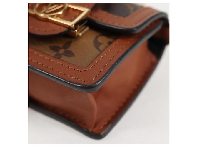 LOUIS VUITTON Borsa Micro Dauphine Monogram Reverse M80250 LV Auth 129757SAM Monogramma - vista 16