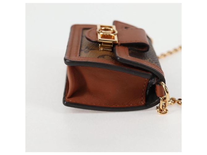LOUIS VUITTON Borsa Micro Dauphine Monogram Reverse M80250 LV Auth 129757SAM Monogramma - vista 3