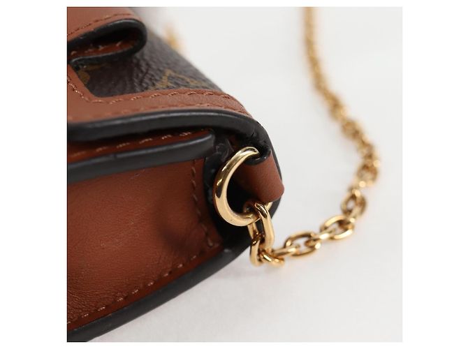 LOUIS VUITTON Borsa Micro Dauphine Monogram Reverse M80250 LV Auth 129757SAM Monogramma - vista 9