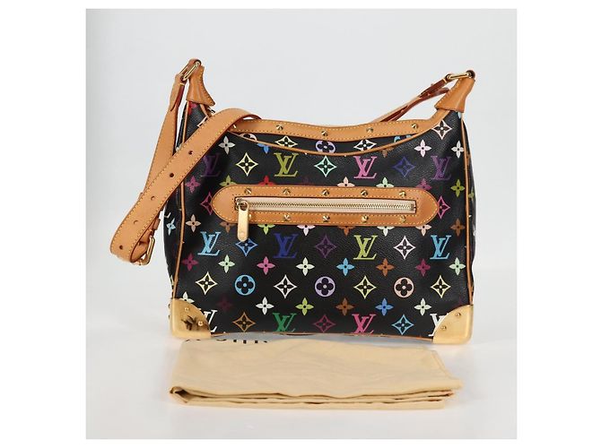 LOUIS VUITTON Multicolor Boulogne Schultertasche Schwarz M92638 LV Auth BA4683SAV - Ansicht 12
