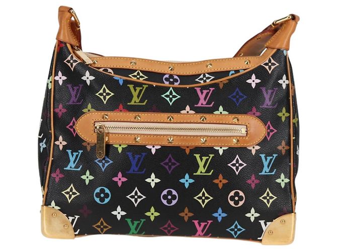 LOUIS VUITTON Multicolor Boulogne Schultertasche Schwarz M92638 LV Auth BA4683SAV - Ansicht 13
