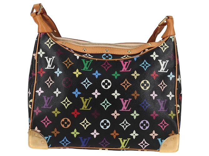 LOUIS VUITTON Multicolor Boulogne Schultertasche Schwarz M92638 LV Auth BA4683SAV - Ansicht 2