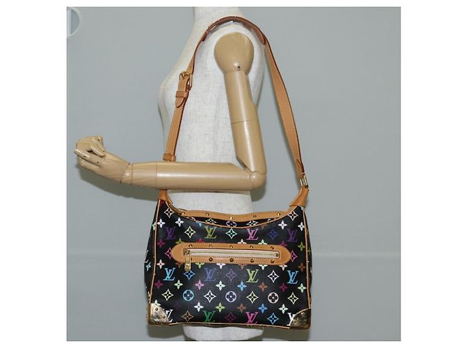 LOUIS VUITTON Multicolor Boulogne Schultertasche Schwarz M92638 LV Auth BA4683SAV - Ansicht 25
