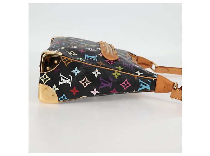 LOUIS VUITTON Multicolor Boulogne Schultertasche Schwarz M92638 LV Auth BA4683SAV - Ansicht 4