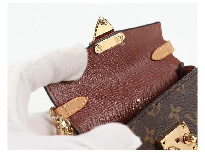 LOUIS VUITTON Pouch Bitsy Monogram M00991 LV Auth 136651SAM Monogramme - vue 10