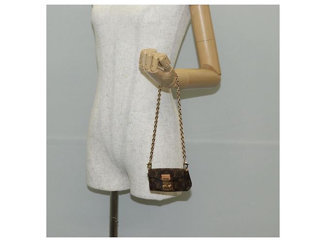 LOUIS VUITTON Pouch Bitsy Monogram M00991 LV Auth 136651SAM Monogramme - vue 22