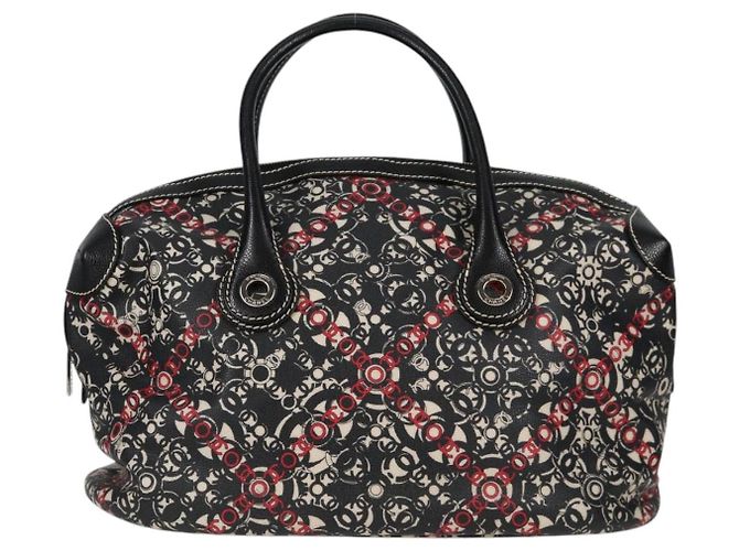 CHANEL Borsa da Viaggio Boston Coco PVC Nera Argento CC Auth 134999V Nero - vista 13