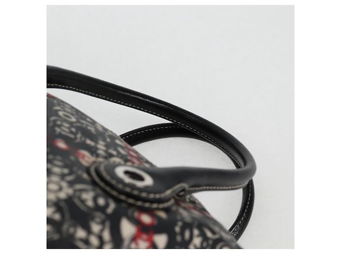 CHANEL Borsa da Viaggio Boston Coco PVC Nera Argento CC Auth 134999V Nero - vista 8